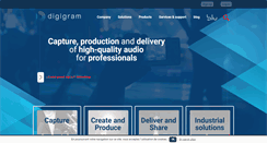 Desktop Screenshot of digigram.com
