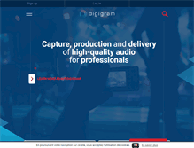 Tablet Screenshot of digigram.com